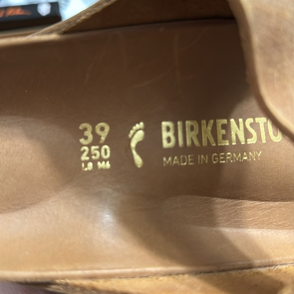 BN Birkenstock Arizona Big Buckle in Cognac Oiled Leather - Picture 3 of 3